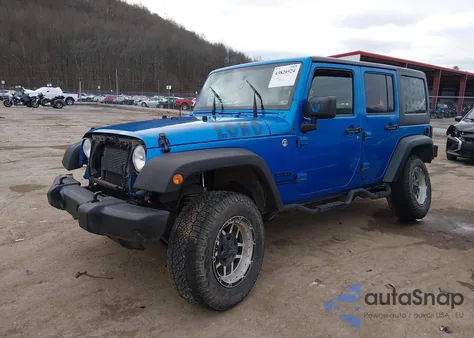 2015 Jeep Wrangler Unlimited Sport from USA, damaged, VIN 1C4BJWDG3FL641411